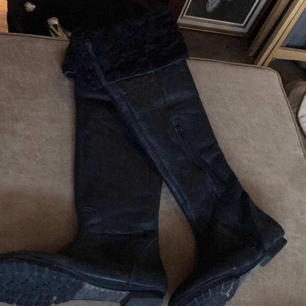 Sheep Skin Tall Boots